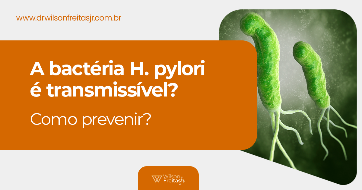 A bactéria H. pylori é transmissível? Como prevenir? - Dr Wilson de ...